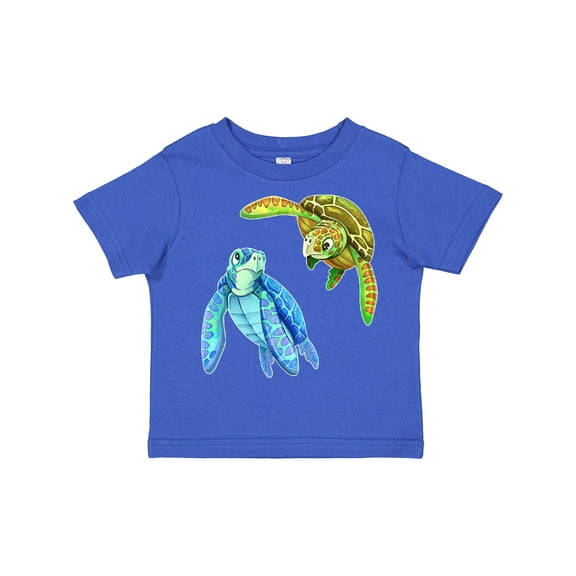 Inktastic Sea Turtles Swimming Together Boys or Girls Toddler T-Shirt