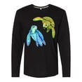 thumbnail image 1 of Inktastic Sea Turtles Swimming Together Long Sleeve T-Shirt, 1 of 5
