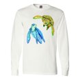 thumbnail image 1 of Inktastic Sea Turtles Swimming Together Long Sleeve T-Shirt, 1 of 5