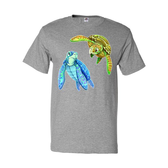 Inktastic Sea Turtles Swimming Together T-Shirt