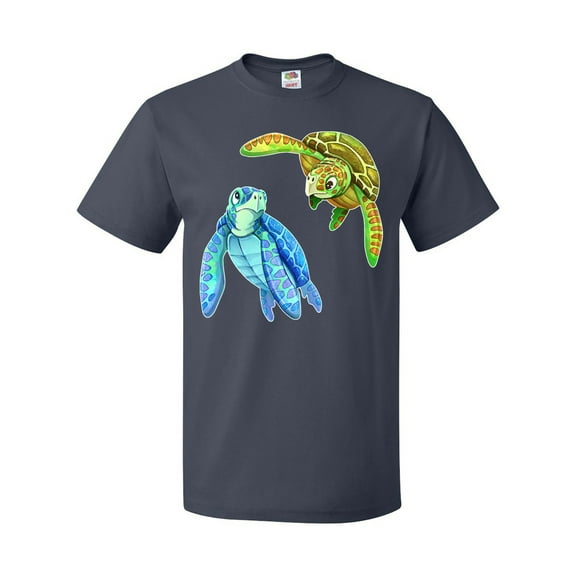Inktastic Sea Turtles Swimming Together T-Shirt