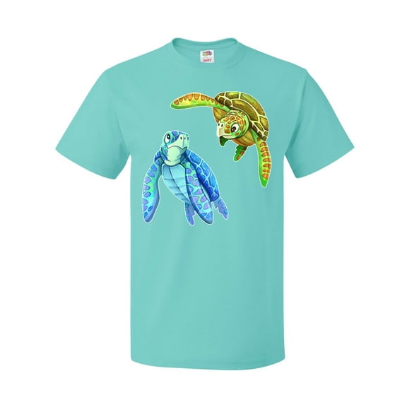 Inktastic Sea Turtles Swimming Together T-Shirt