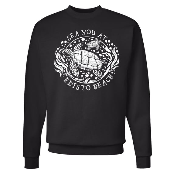 Inktastic Sea You at Edisto Beach Adult Sweatshirt