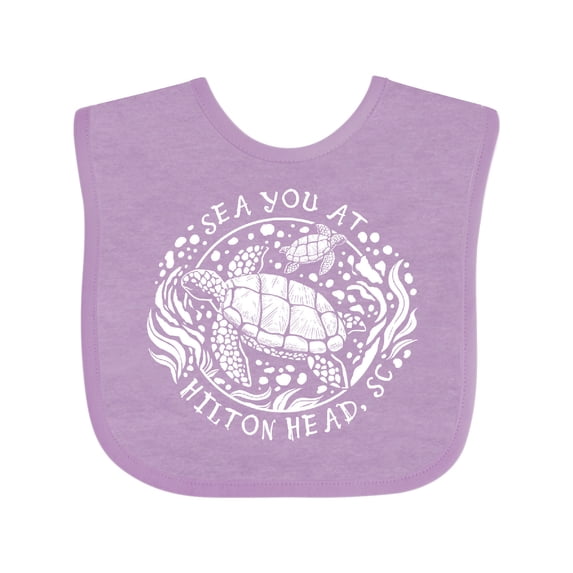 Inktastic Sea You at Hilton Head, Sc Boys or Girls Baby Bib