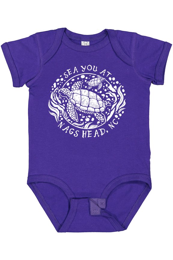 Sea You at Nags Head, Nc Boys or Girls Baby Bodysuit
