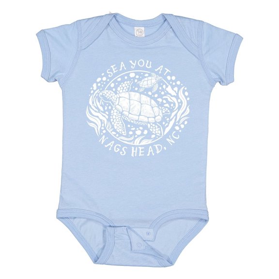 Inktastic Sea You at Nags Head, Nc Boys or Girls Baby Bodysuit