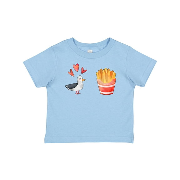 Inktastic Seagull and French Fries Boys or Girls Baby T-Shirt