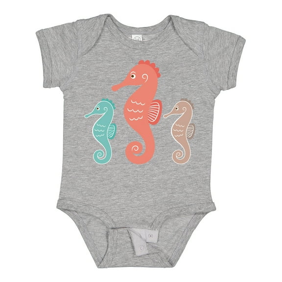 Inktastic Seahorse Ocean Sea Creatures Boys or Girls Baby Bodysuit