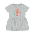 thumbnail image 1 of Inktastic Seahorse Ocean Sea Creatures Girls Baby Dress, 1 of 5