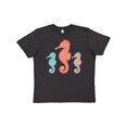 thumbnail image 1 of Inktastic Seahorse Ocean Sea Creatures Youth T-Shirt, 1 of 5