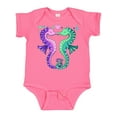 thumbnail image 1 of Inktastic Seahorses Kissing with Hearts Boys or Girls Baby Bodysuit, 1 of 5
