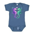 thumbnail image 1 of Inktastic Seahorses Kissing with Hearts Boys or Girls Baby Bodysuit, 1 of 5