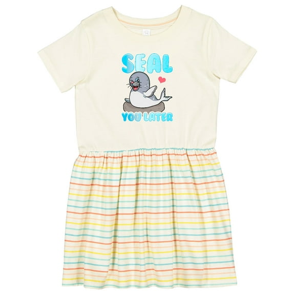 Inktastic Seal Cute Sea Lion Girls Toddler Dress