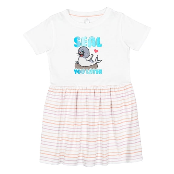 Inktastic Seal Cute Sea Lion Girls Toddler Dress