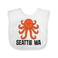thumbnail image 1 of Inktastic Seattle Octopus Washington Vacation Boys or Girls Baby Bib, 1 of 4