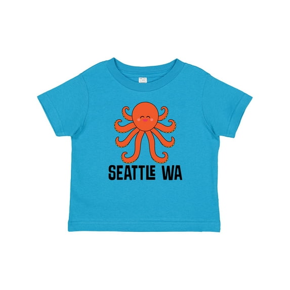 Inktastic Seattle Octopus Washington Vacation Boys or Girls Baby T-Shirt