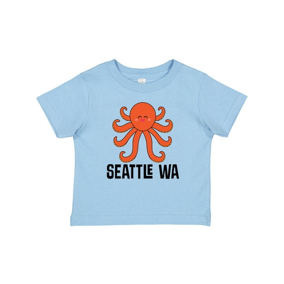 Inktastic Seattle Octopus Washington Vacation Boys or Girls Baby T-Shirt
