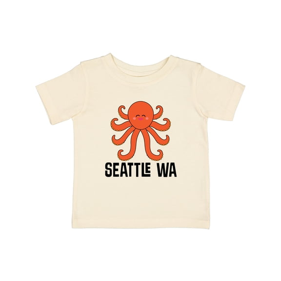 Inktastic Seattle Octopus Washington Vacation Boys or Girls Baby T-Shirt