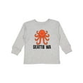 thumbnail image 1 of Inktastic Seattle Octopus Washington Vacation Boys or Girls Long Sleeve Toddler T-Shirt, 1 of 5