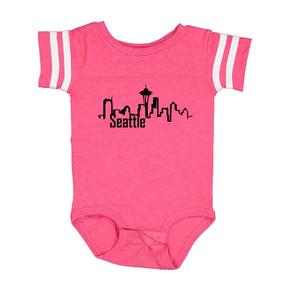 Inktastic Seattle Skyline Boys or Girls Baby Bodysuit