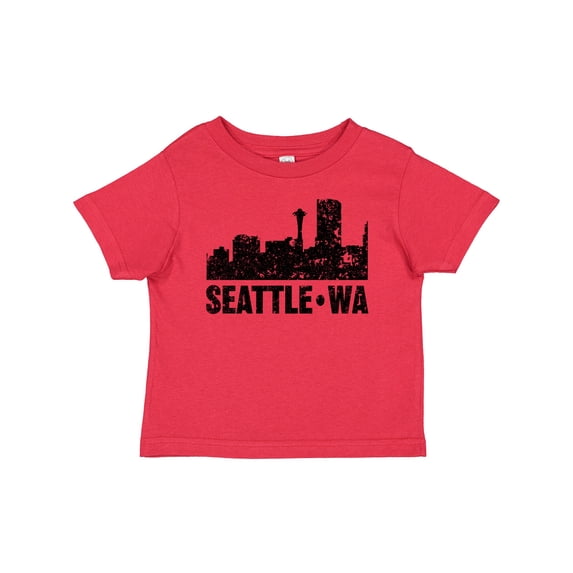 Inktastic Seattle Skyline Grunge Boys or Girls Baby T-Shirt