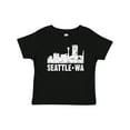 thumbnail image 1 of Inktastic Seattle Skyline Grunge Boys or Girls Baby T-Shirt, 1 of 5