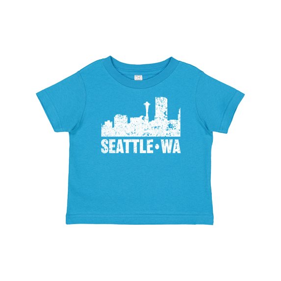 Inktastic Seattle Skyline Grunge Boys or Girls Baby T-Shirt