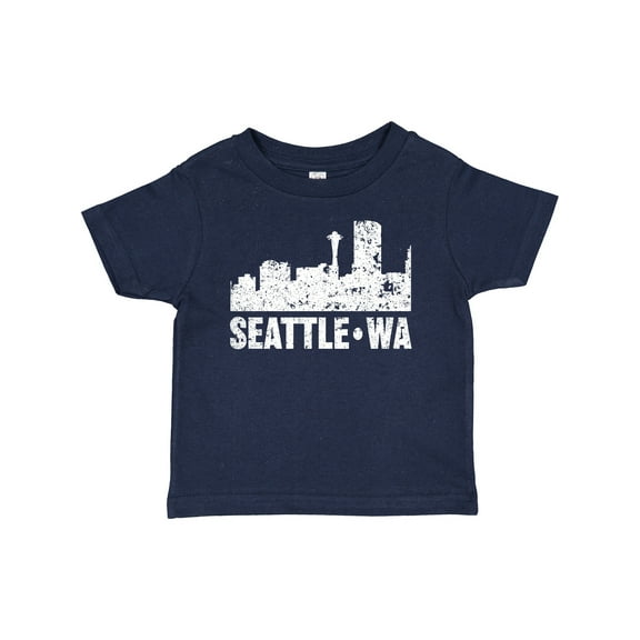 Inktastic Seattle Skyline Grunge Boys or Girls Baby T-Shirt