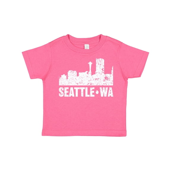 Inktastic Seattle Skyline Grunge Boys or Girls Toddler T-Shirt