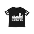 thumbnail image 1 of Inktastic Seattle Skyline Grunge Boys or Girls Toddler T-Shirt, 1 of 5