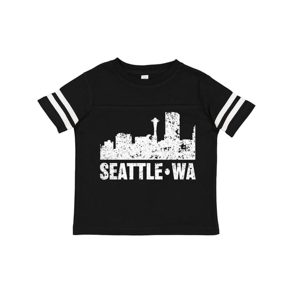 Inktastic Seattle Skyline Grunge Boys or Girls Toddler T-Shirt