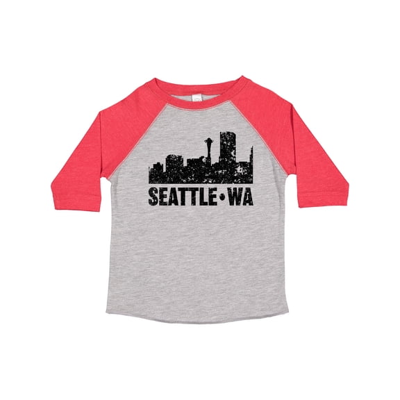 Inktastic Seattle Skyline Grunge Boys or Girls Toddler T-Shirt