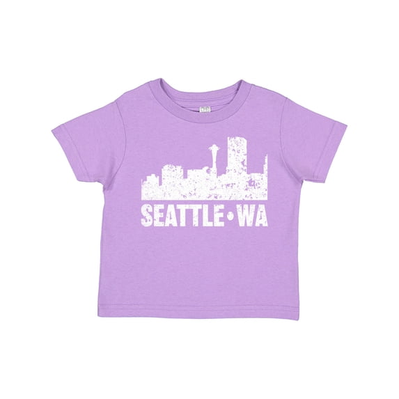 Inktastic Seattle Skyline Grunge Boys or Girls Toddler T-Shirt