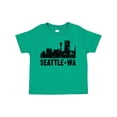 thumbnail image 1 of Inktastic Seattle Skyline Grunge Boys or Girls Toddler T-Shirt, 1 of 5