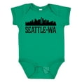 thumbnail image 1 of Inktastic Seattle Washington City Skyline Boys or Girls Baby Bodysuit, 1 of 5