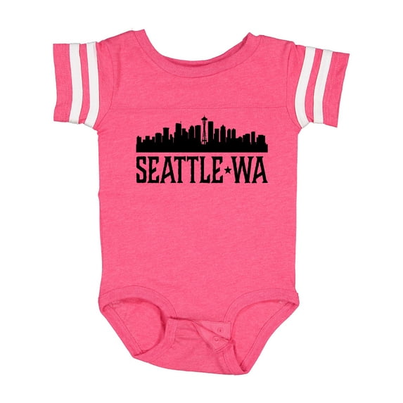 Inktastic Seattle Washington City Skyline Boys or Girls Baby Bodysuit