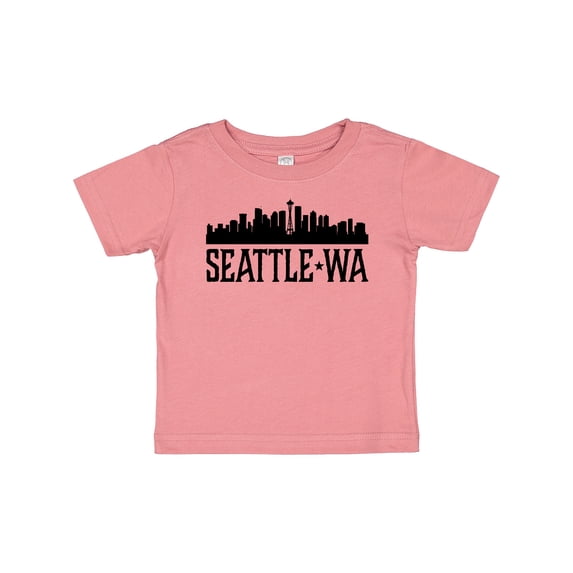 Inktastic Seattle Washington City Skyline Boys or Girls Baby T-Shirt