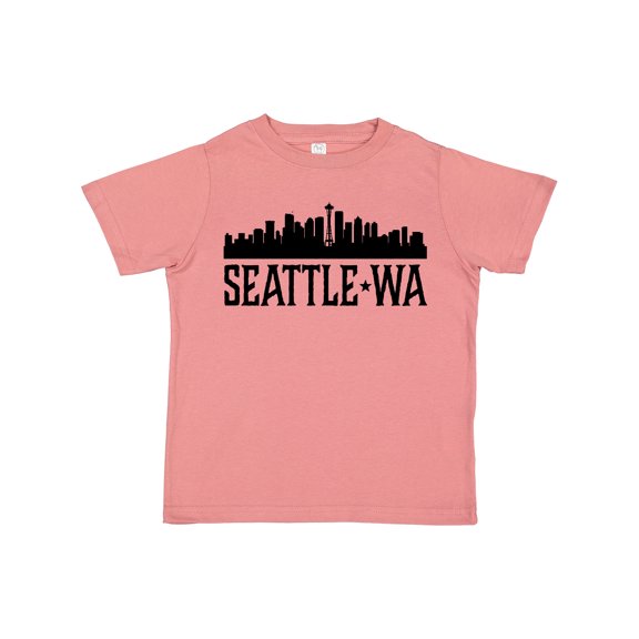 Inktastic Seattle Washington City Skyline Boys or Girls Toddler T-Shirt