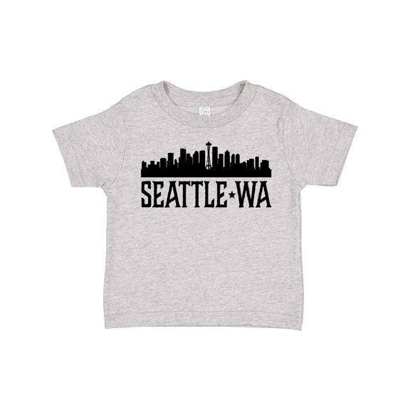 Inktastic Seattle Washington City Skyline Boys or Girls Toddler T-Shirt