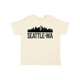 thumbnail image 1 of Inktastic Seattle Washington City Skyline Boys or Girls Toddler T-Shirt, 1 of 5