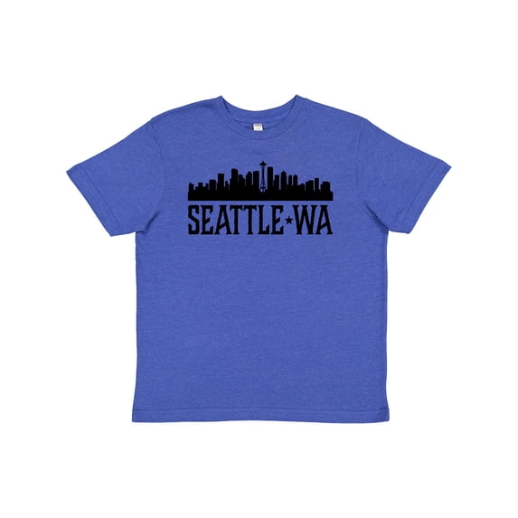 Inktastic Seattle Washington City Skyline Youth T-Shirt