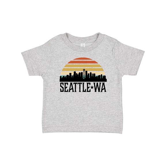Inktastic Seattle Washington Skyline Sunset Boys or Girls Baby T-Shirt