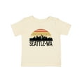 thumbnail image 1 of Inktastic Seattle Washington Skyline Sunset Boys or Girls Baby T-Shirt, 1 of 5