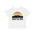 thumbnail image 1 of Inktastic Seattle Washington Skyline Sunset Boys or Girls Toddler T-Shirt, 1 of 5