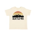 thumbnail image 1 of Inktastic Seattle Washington Skyline Sunset Boys or Girls Toddler T-Shirt, 1 of 5