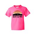 thumbnail image 1 of Inktastic Seattle Washington Skyline Sunset Youth T-Shirt, 1 of 5