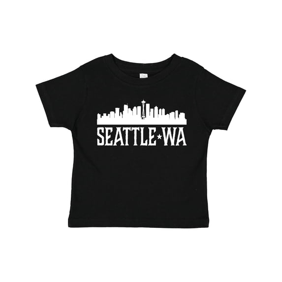 Inktastic Seattle Washington Skyline WA Cities Boys or Girls Toddler T-Shirt