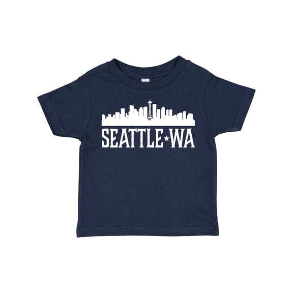 Inktastic Seattle Washington Skyline WA Cities Boys or Girls Toddler T-Shirt