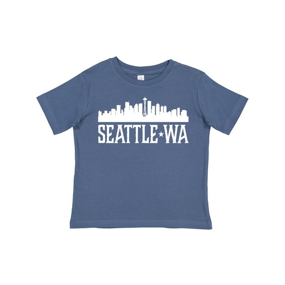 Inktastic Seattle Washington Skyline WA Cities Boys or Girls Toddler T-Shirt