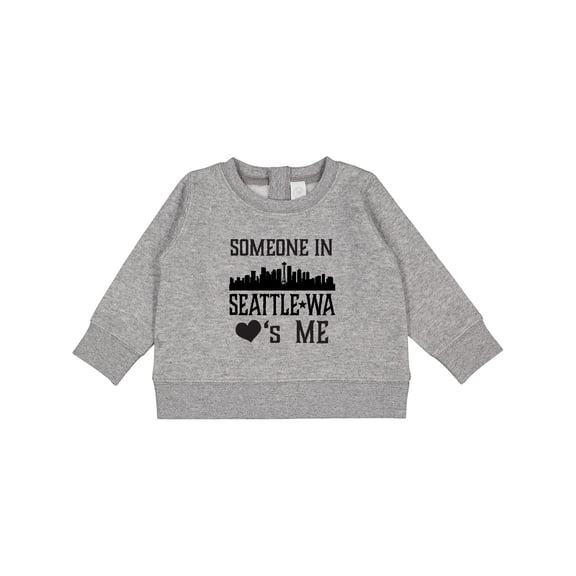 Inktastic Seattle Washington Someone Loves Me Skyline Baby Sweatshirt